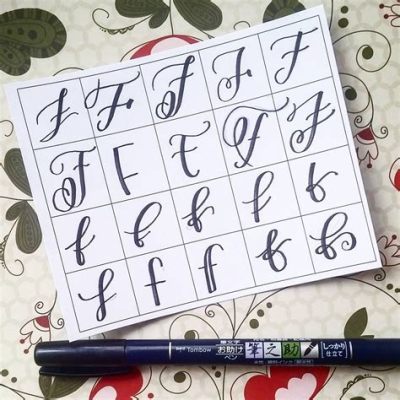 How to Write a Capital F in Cursive and Explore its Aesthetic Values